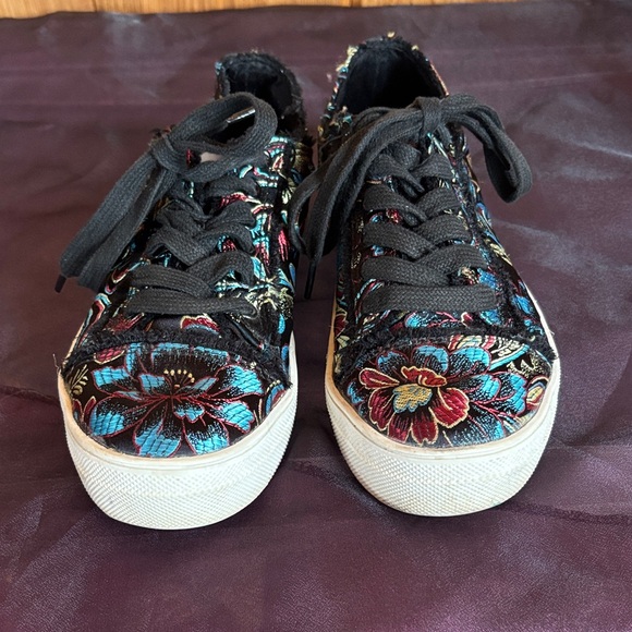 Rock & Candy Satin Floral Shoes - Picture 2 of 7